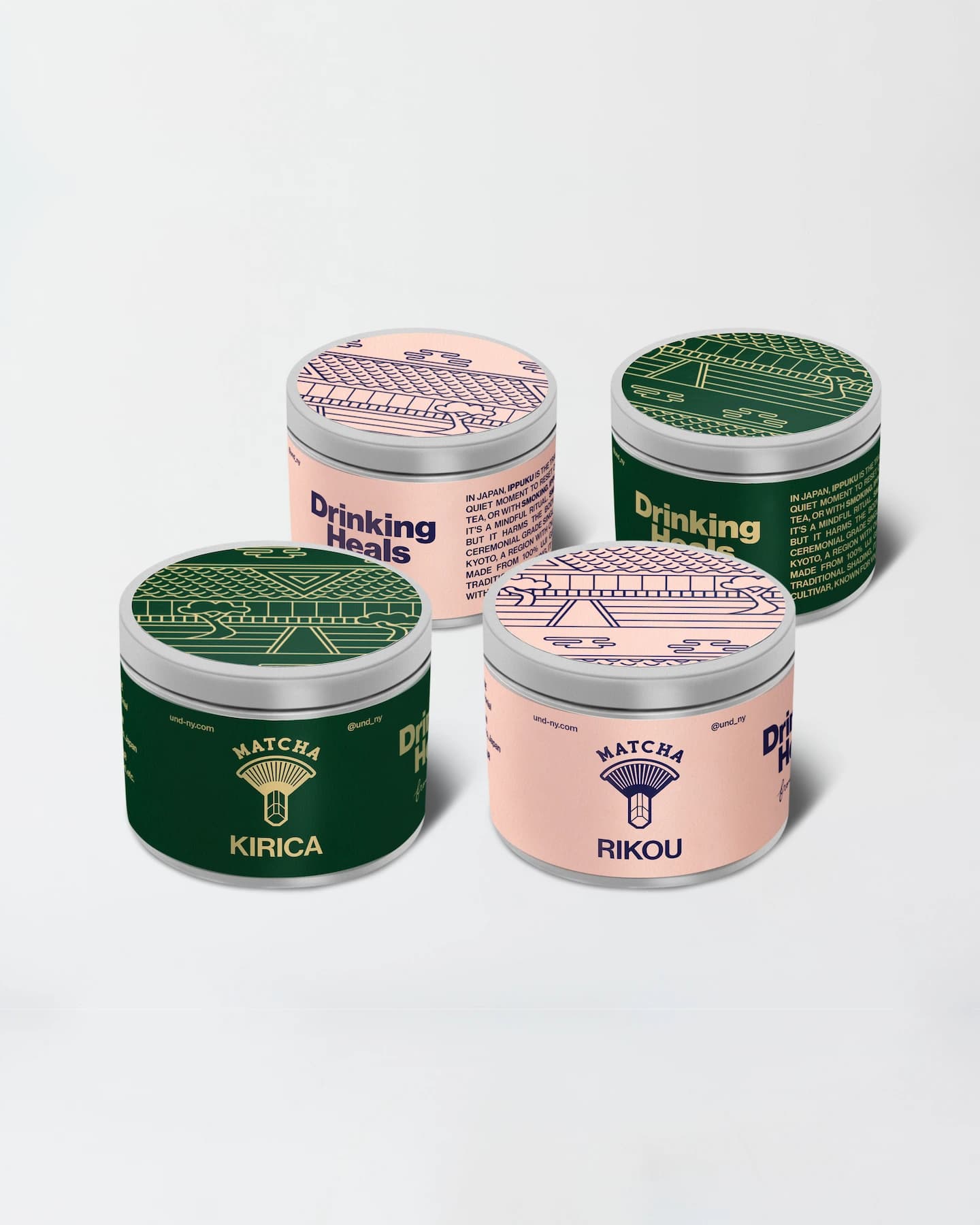 Ceremonial Grade Uji Matcha Powder Kirica and Rikou