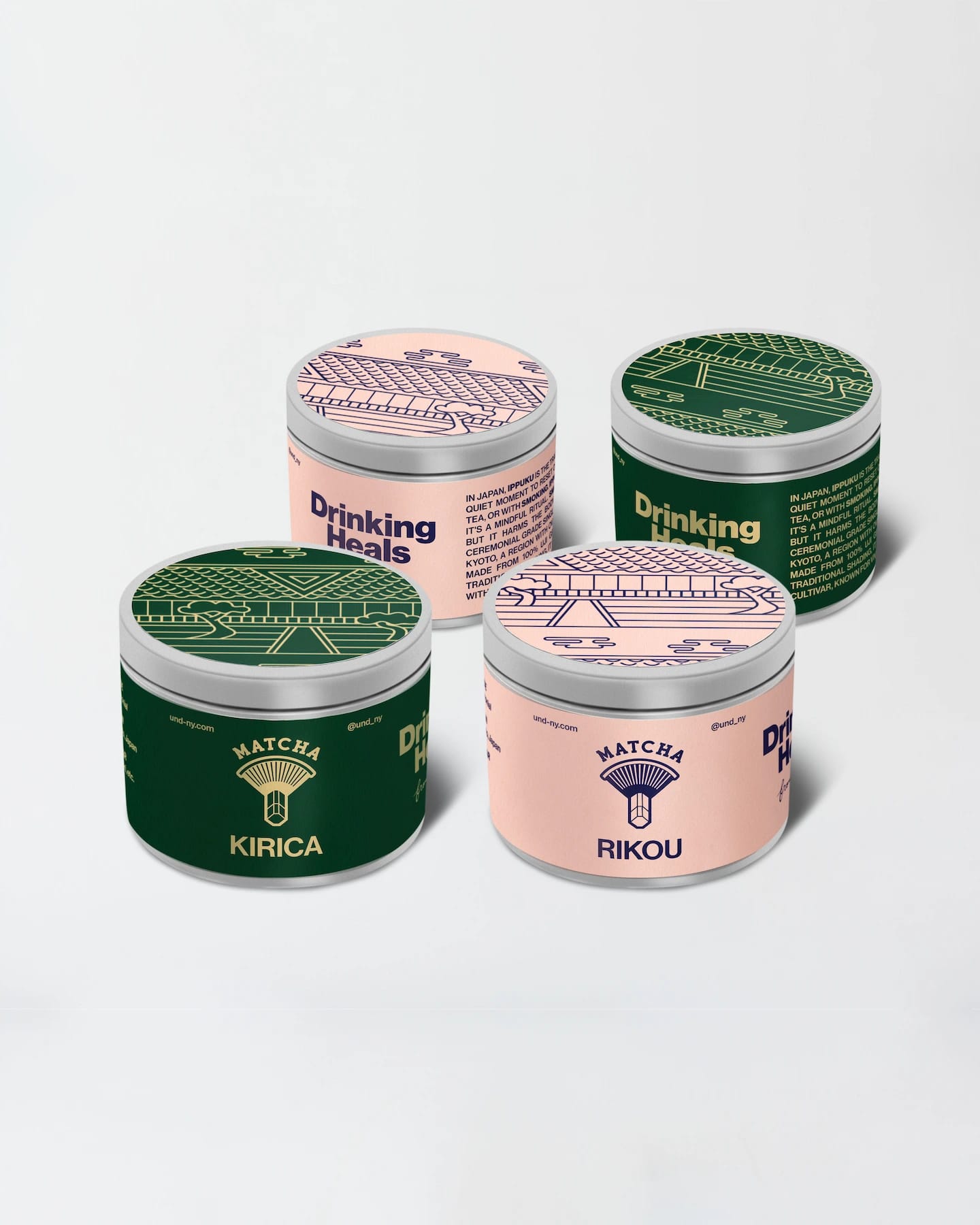 Ceremonial Grade Uji Matcha Powder Kirica and Rikou